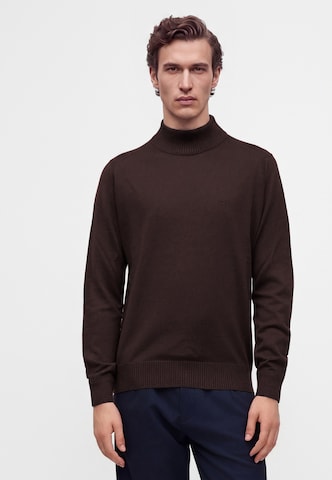 BOSS Sweter 'Avac_M-1' w kolorze brązowy: przód