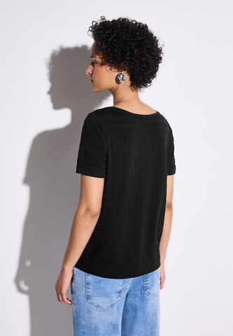 STREET ONE Shirt in Black