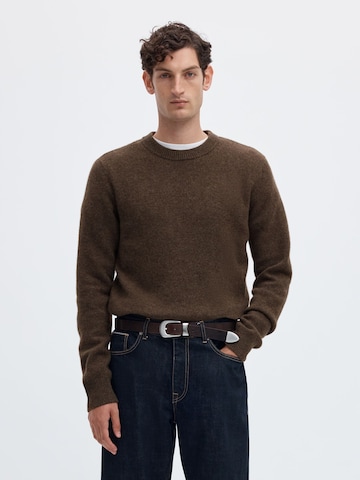 SELECTED - Jersey en marrón: frente