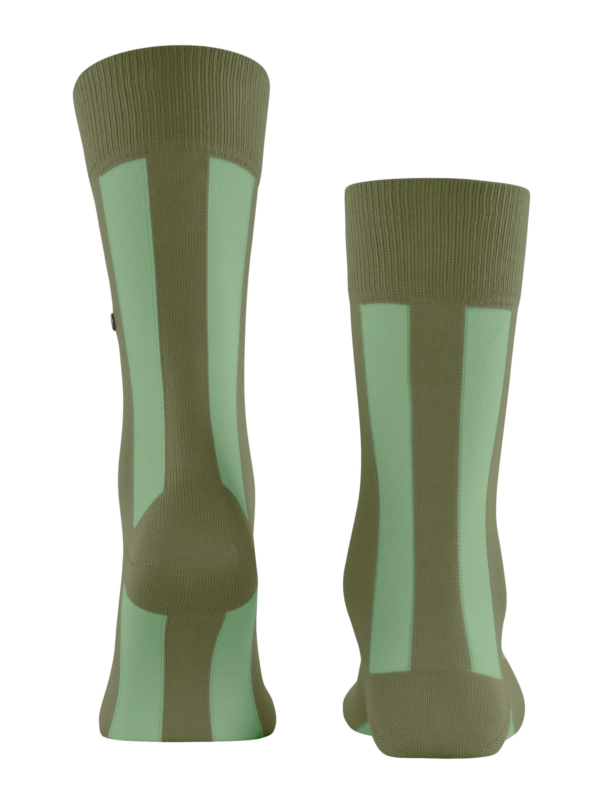 BURLINGTON Socks 'Retro Lines' in Green