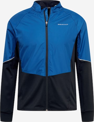 ENDURANCE Athletic Jacket 'Jive M ' in Blue: front