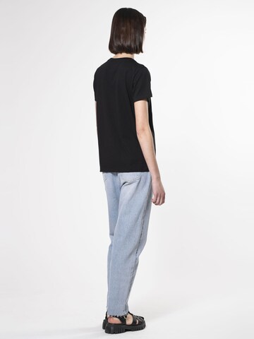 Influencer T-shirt in Schwarz