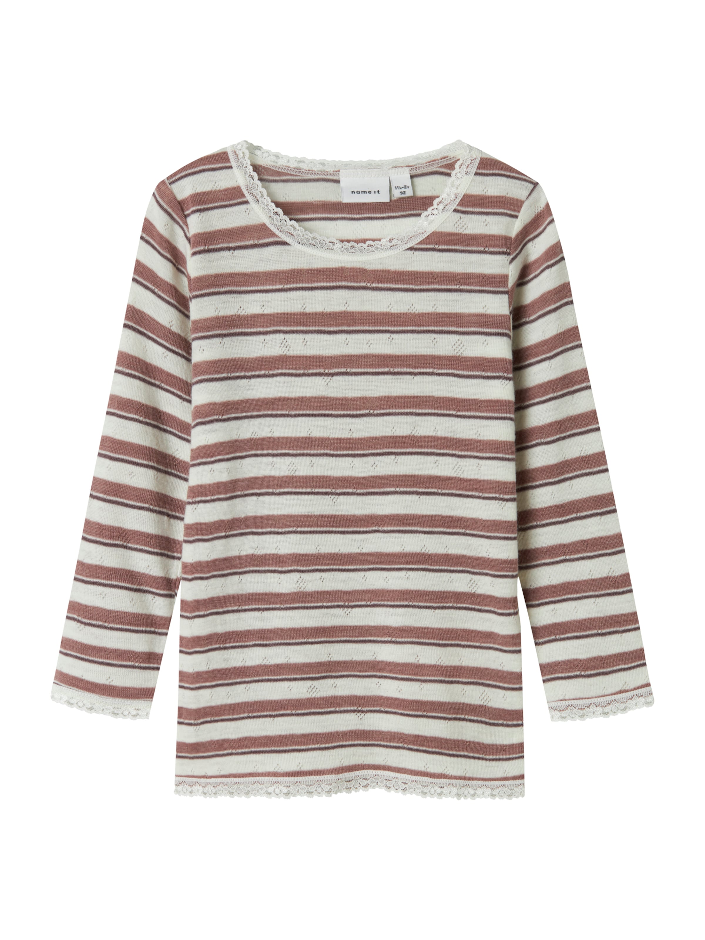 NAME IT Tričko 'NMFWang' - Ružová: predná strana