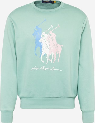 Polo Ralph Lauren Bluzka sportowa w kolorze zielony: przód