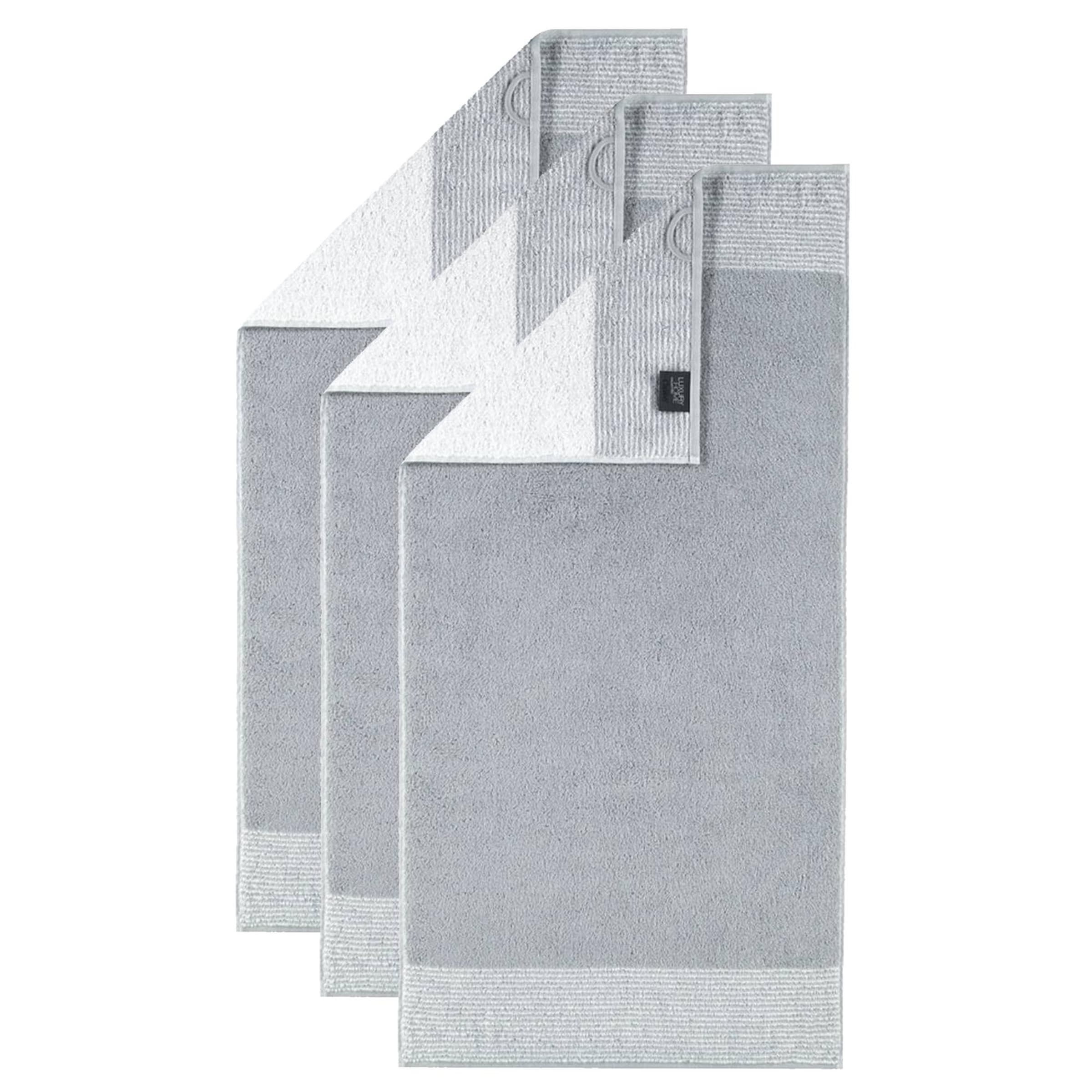 Cawö Handtuch in Grau: Vorderseite