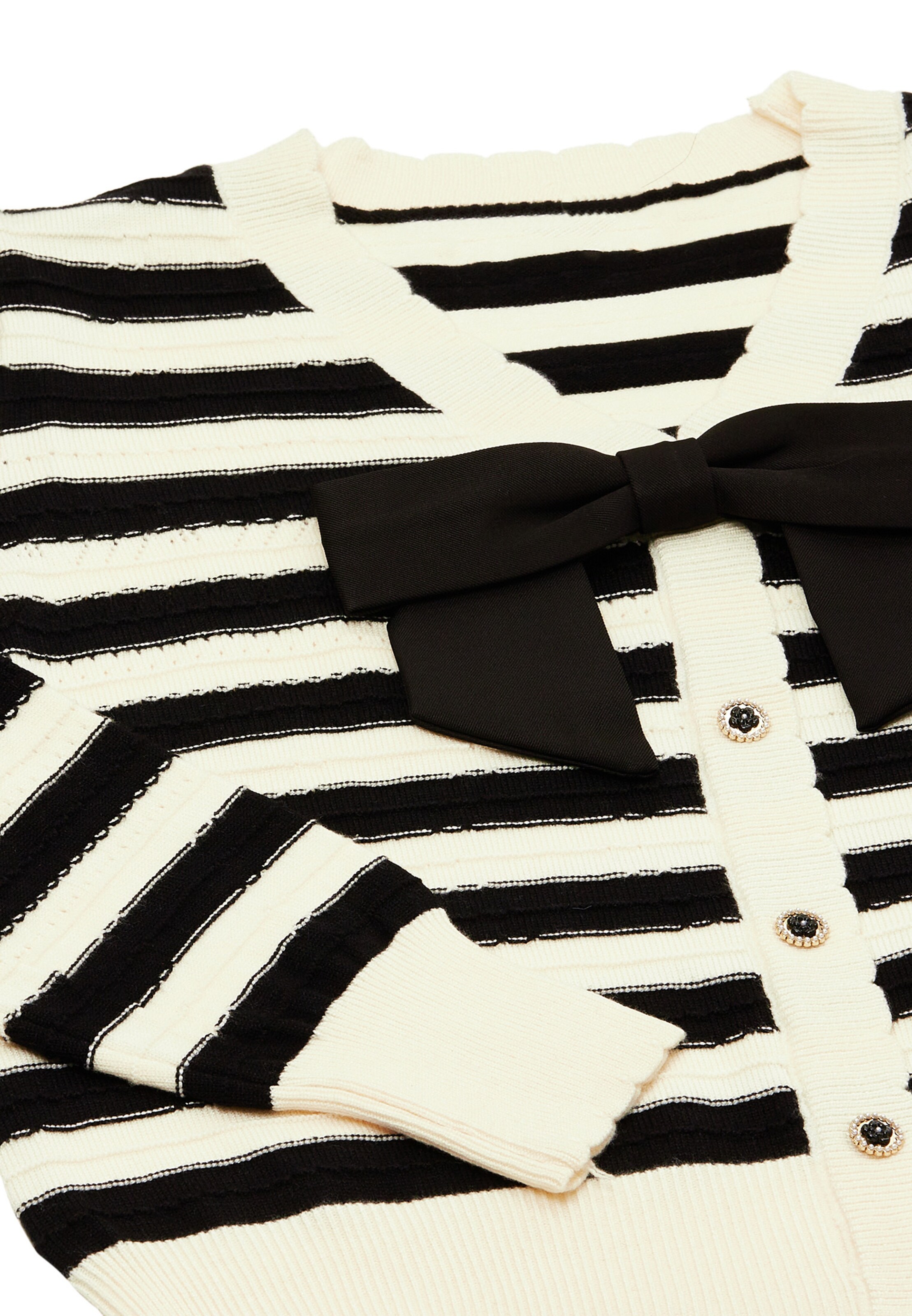 NAEMI Strickjacke in Weiß