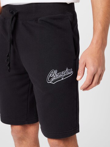 Champion Authentic Athletic Apparel Regular Trousers in Black