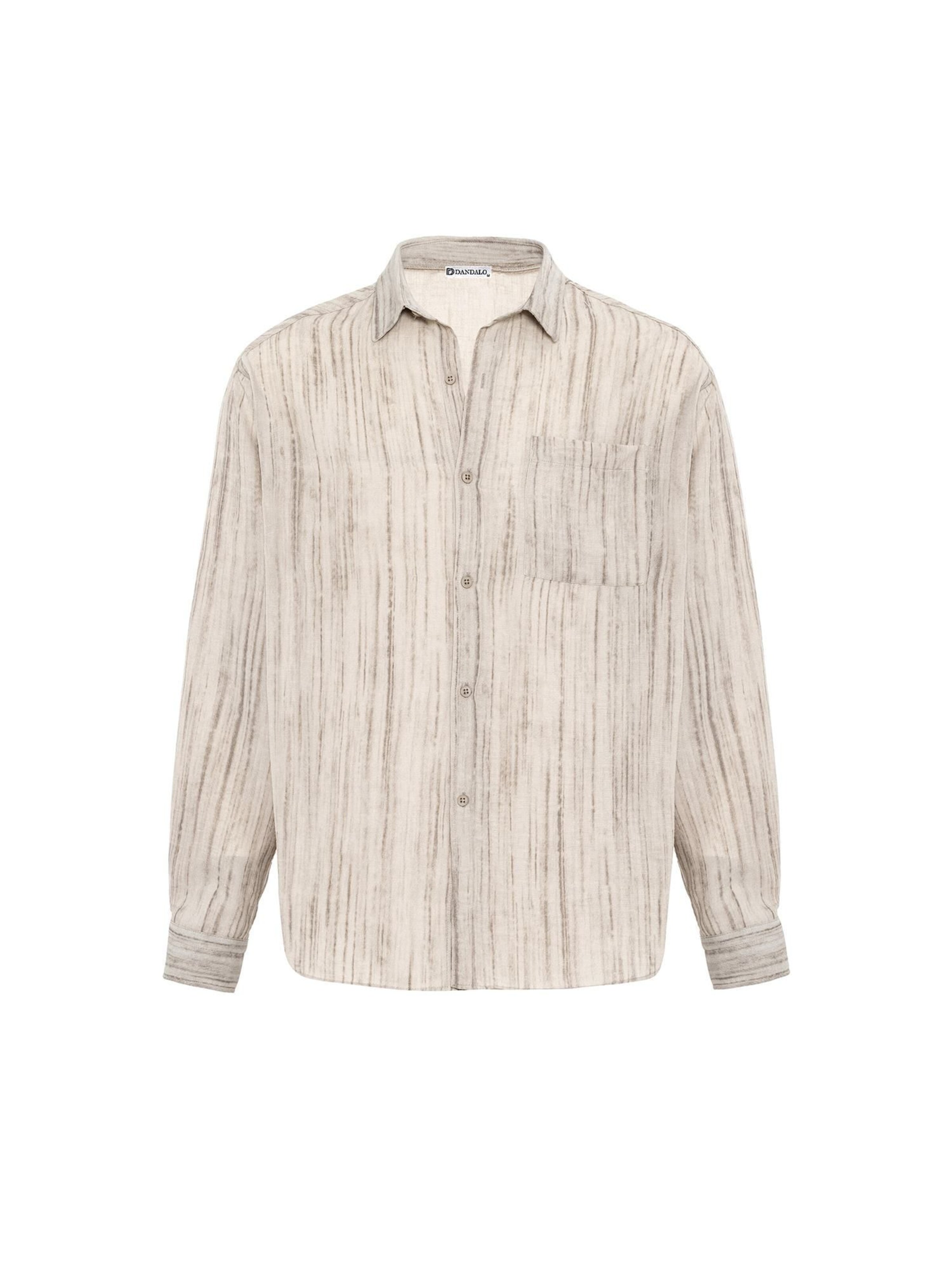 Dandalo Mugav suurus Triiksärk, värv beež: eest vaates