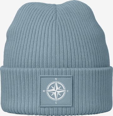 Neverless Beanie 'Windrose' in Blue: front