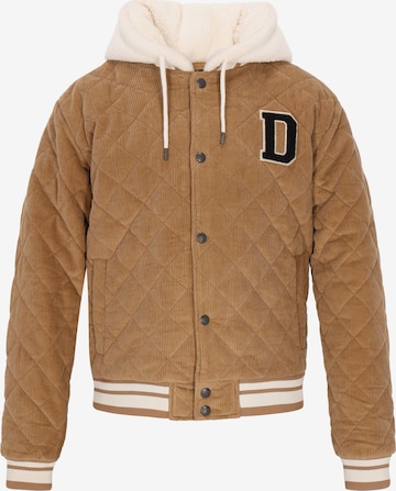 DreiMaster Vintage Winterjas in Bruin: voorkant