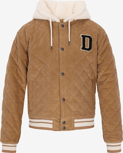 Žieminė striukė iš DreiMaster Vintage, spalva – gelsvai pilka spalva / rusvai rausva / juoda, Prekių apžvalga