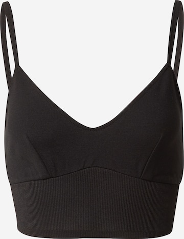 Calvin Klein Jeans - Top en negro: frente