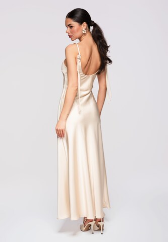 Robe de soirée Ombre en beige