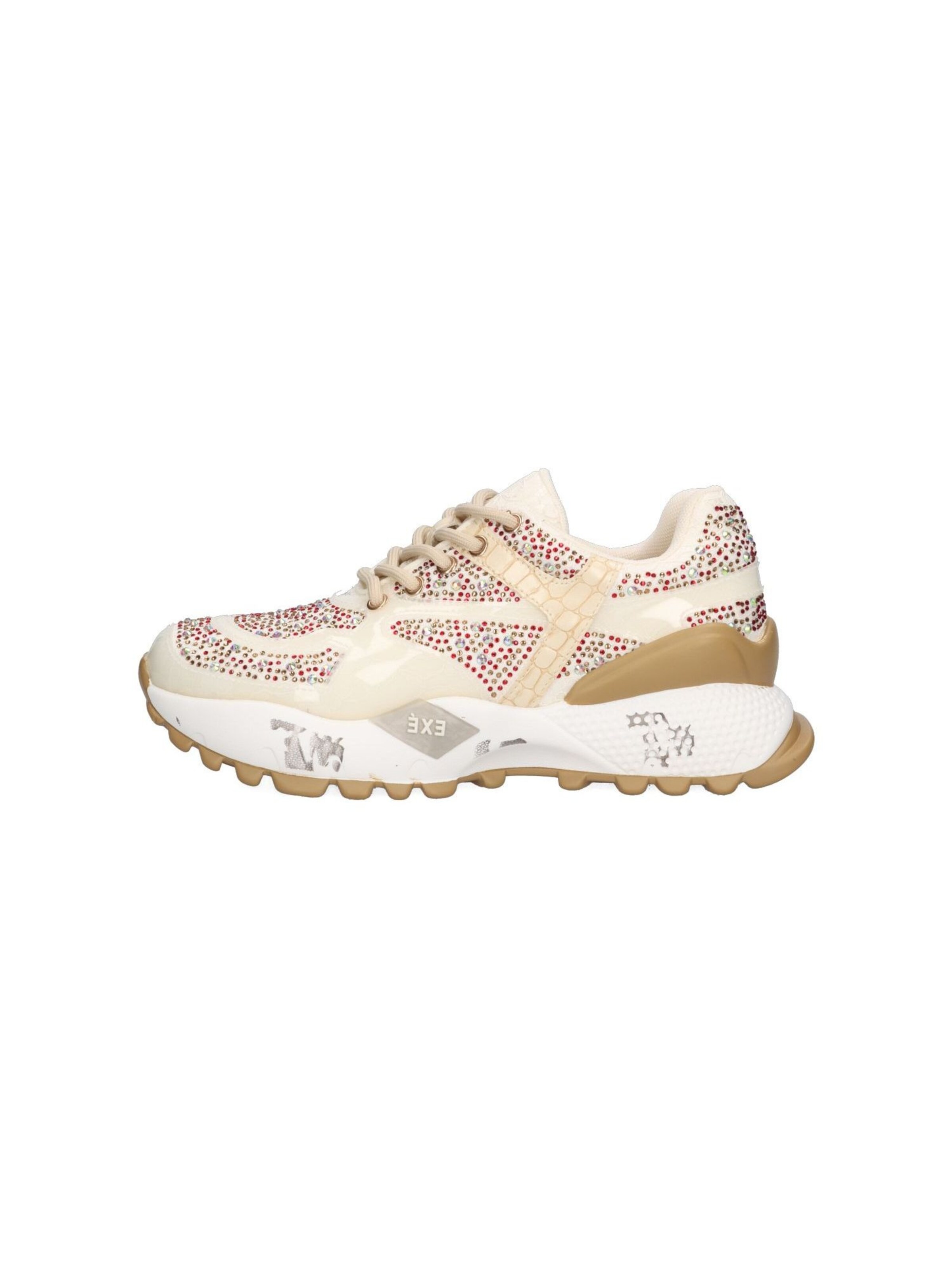 Baskets basses 'D190608-24' EXE en beige : devant