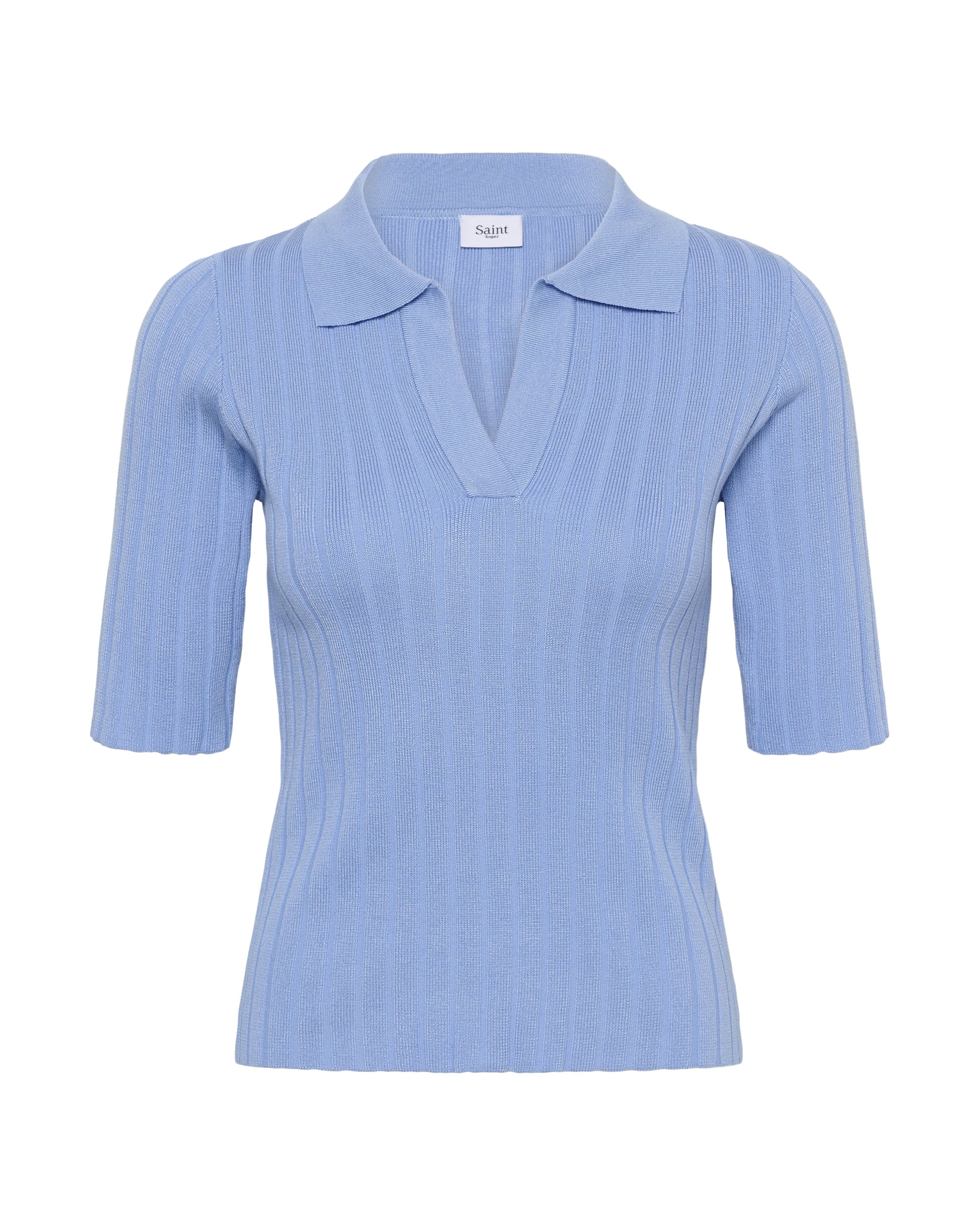 SAINT TROPEZ Sweater 'Juanna' in Blue: front