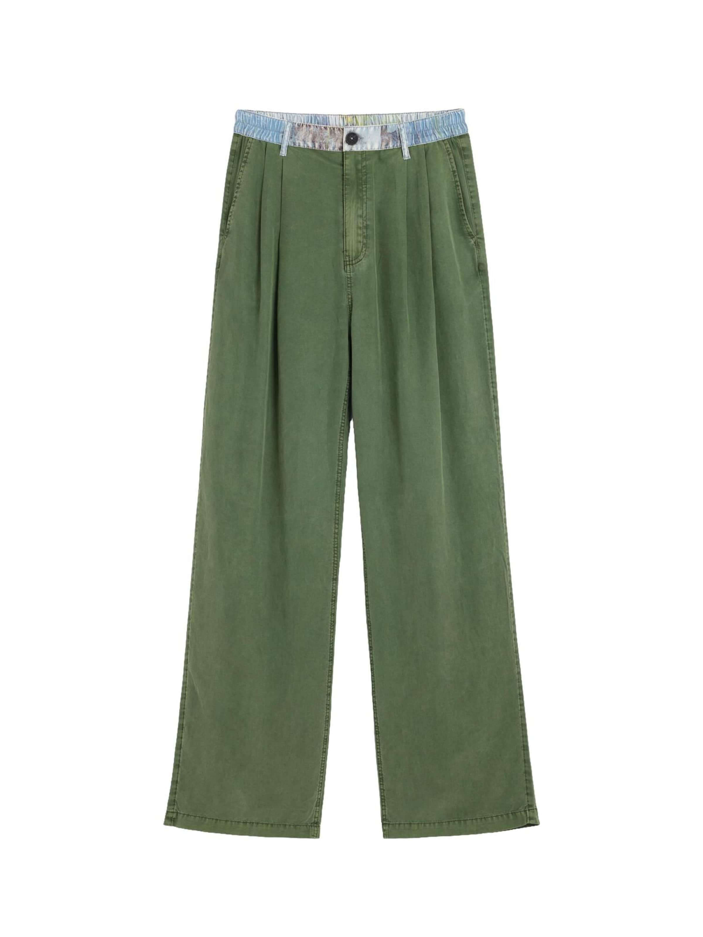 Desigual Loose fit Trousers in Green: front
