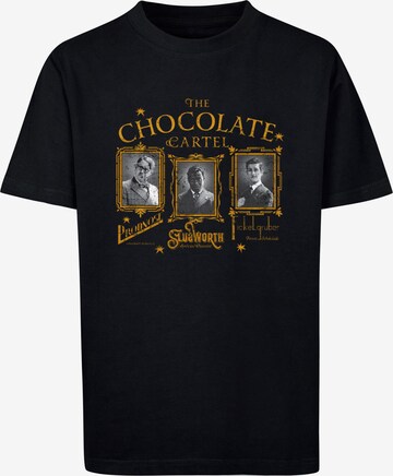 ABSOLUTE CULT Shirt 'Wonka - The Chocolate Cartel' in Black: front