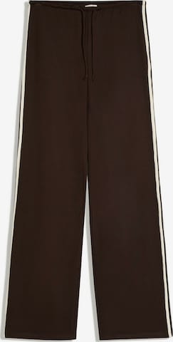 Pantalon Bershka en marron : devant
