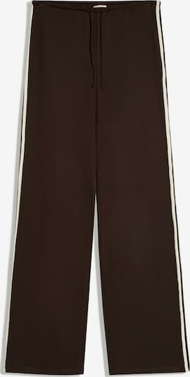 Bershka Hlače veličine 34 u bež / čokolada, Pregled proizvoda
