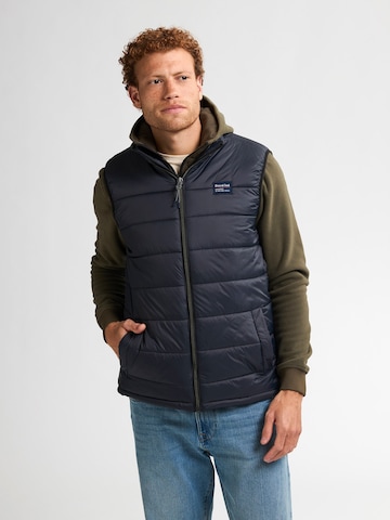 Petrol Industries - Chaleco 'Bryce' en azul: frente