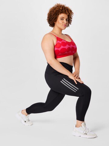 ADIDAS SPORTSWEAR Bustier Sport bh in Roze