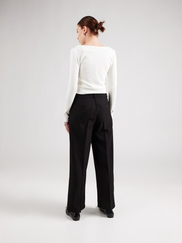 Wide leg Pantaloni con pieghe 'ONLSENERA' di ONLY in nero