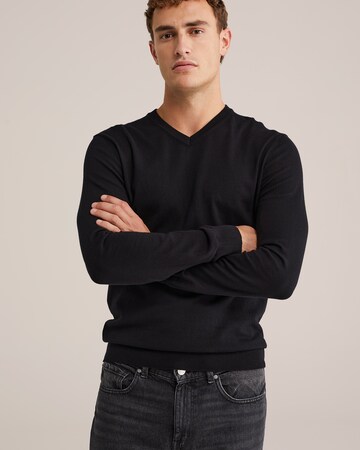 melns WE Fashion Džemperis: no priekšpuses