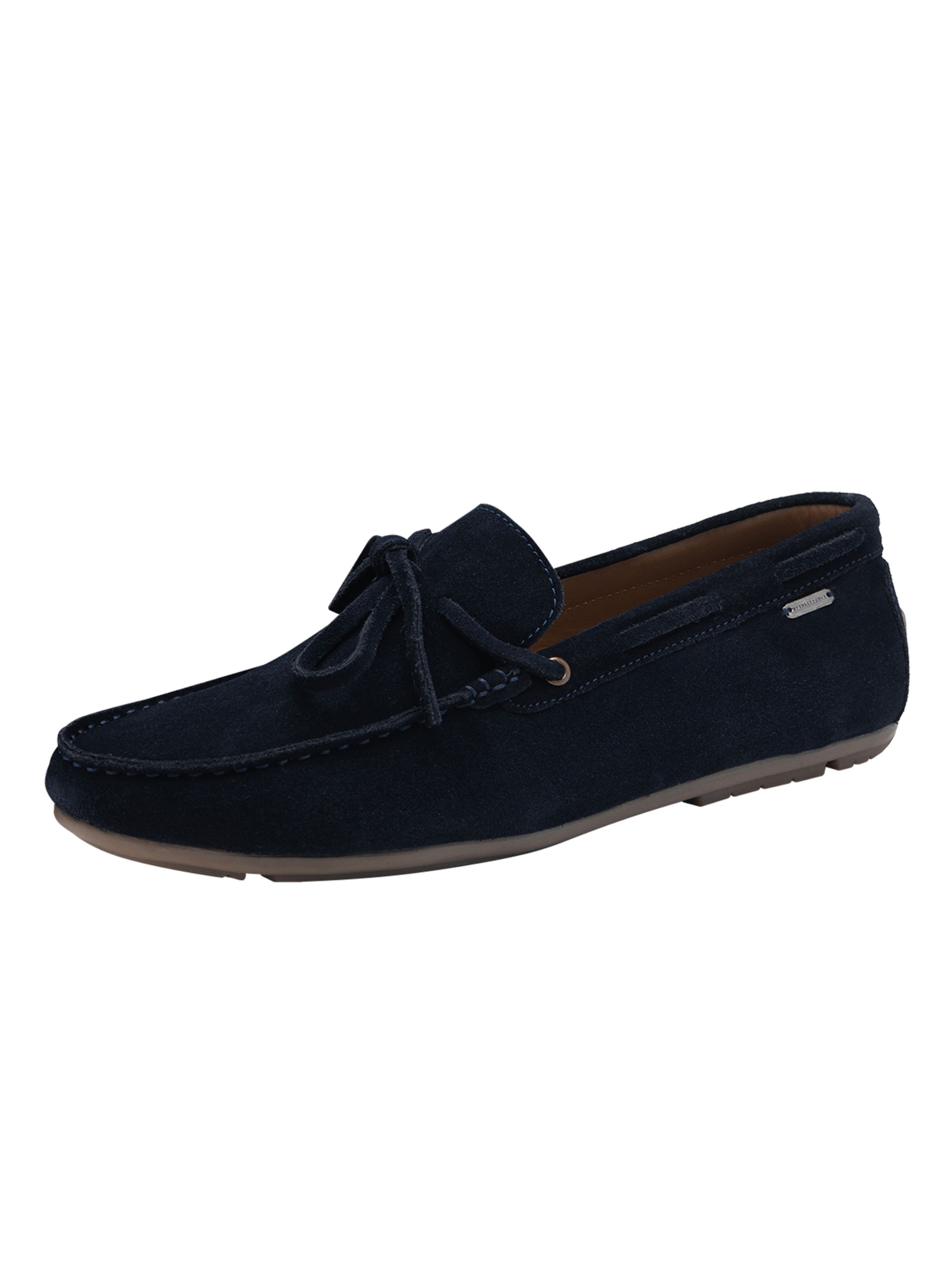 Ombre Moccasins in Blue: front