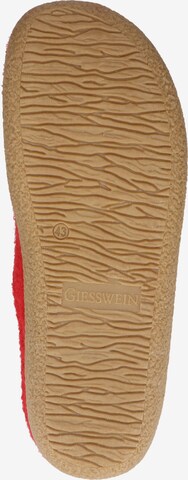 GIESSWEIN - Zapatillas de casa 'Veitsch' en rojo