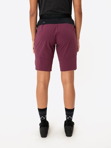 VAUDE Regular Outdoor trousers 'Kuro' in Purple