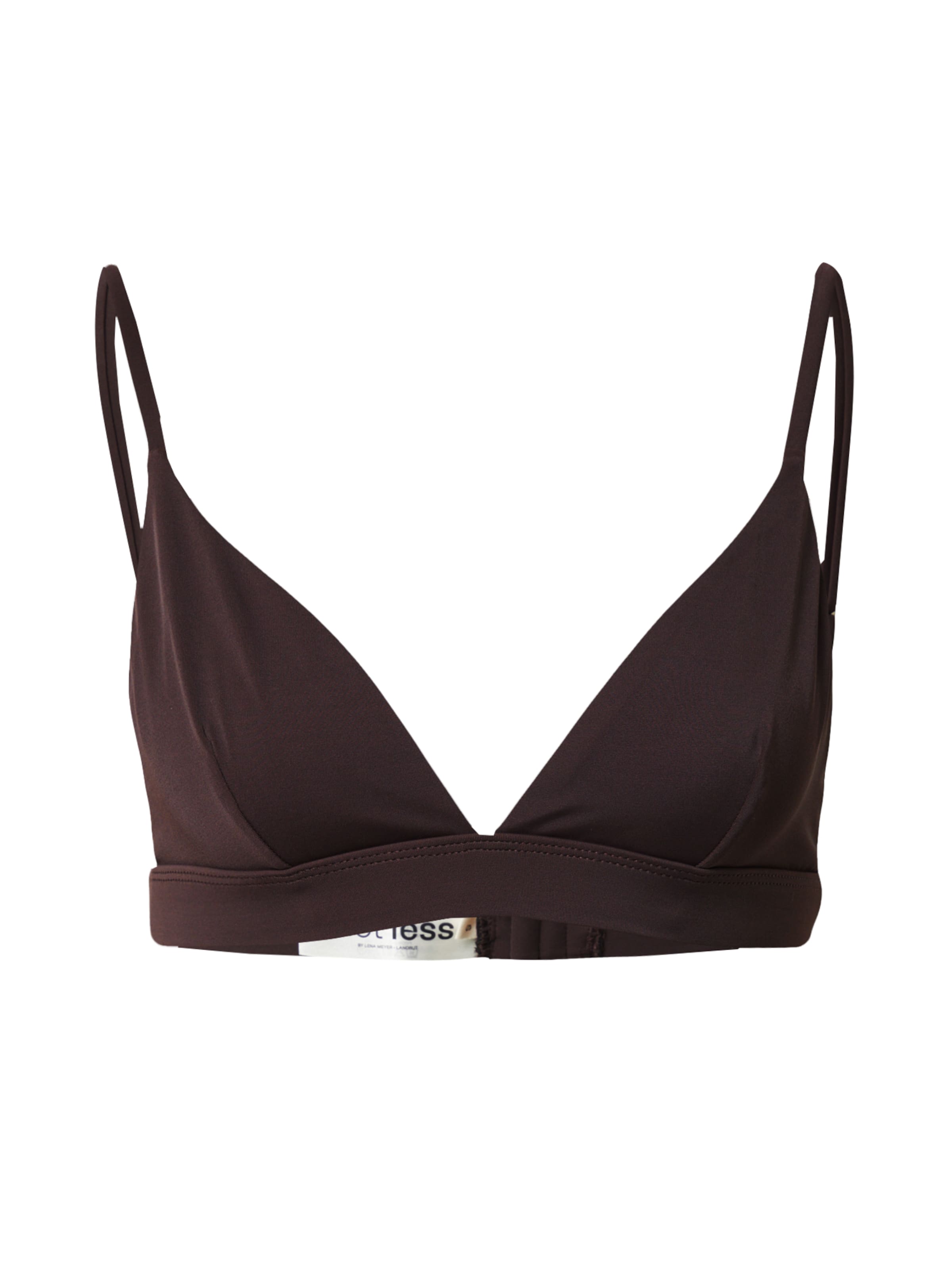 A LOT LESS - Top de bikini &#x27;Jara&#x27; en marrón: frente