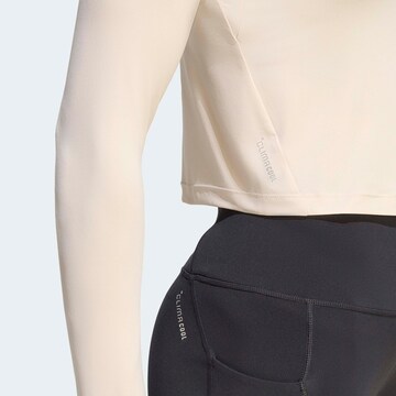 ADIDAS PERFORMANCE Funktionsshirt in Beige