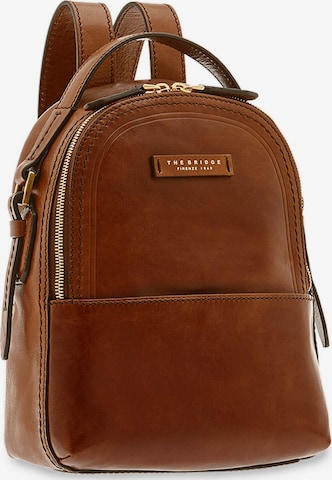 The Bridge Backpack in Brown: front