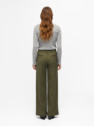 Wide leg Pantaloni 'Lisa' di OBJECT in verde