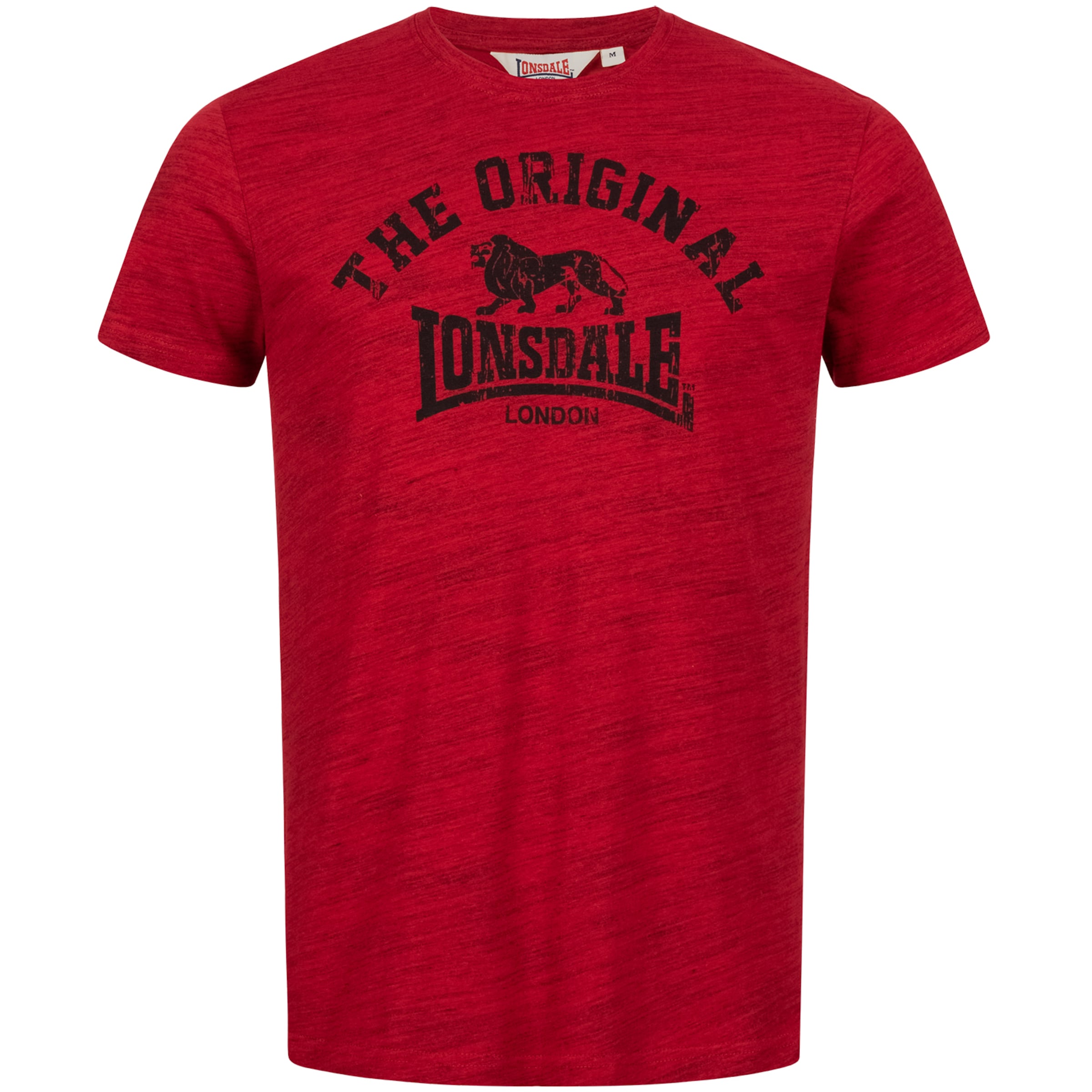 Maglietta di LONSDALE in rosso: frontale