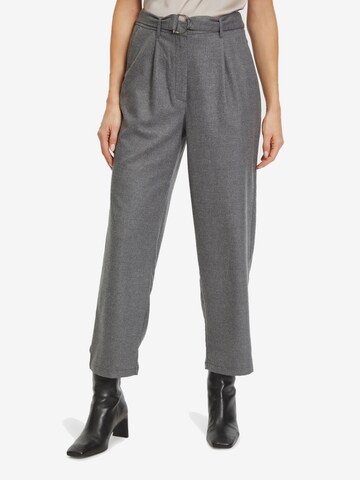 Betty Barclay Regular Pleat-Front Pants in Grey: front