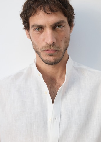 MANGO MAN Regular fit Button Up Shirt 'Chennai' in White