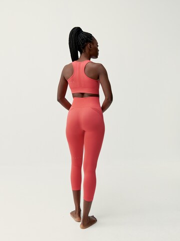 Born Living Yoga Skinny Workout Pants 'Nish' in Orange