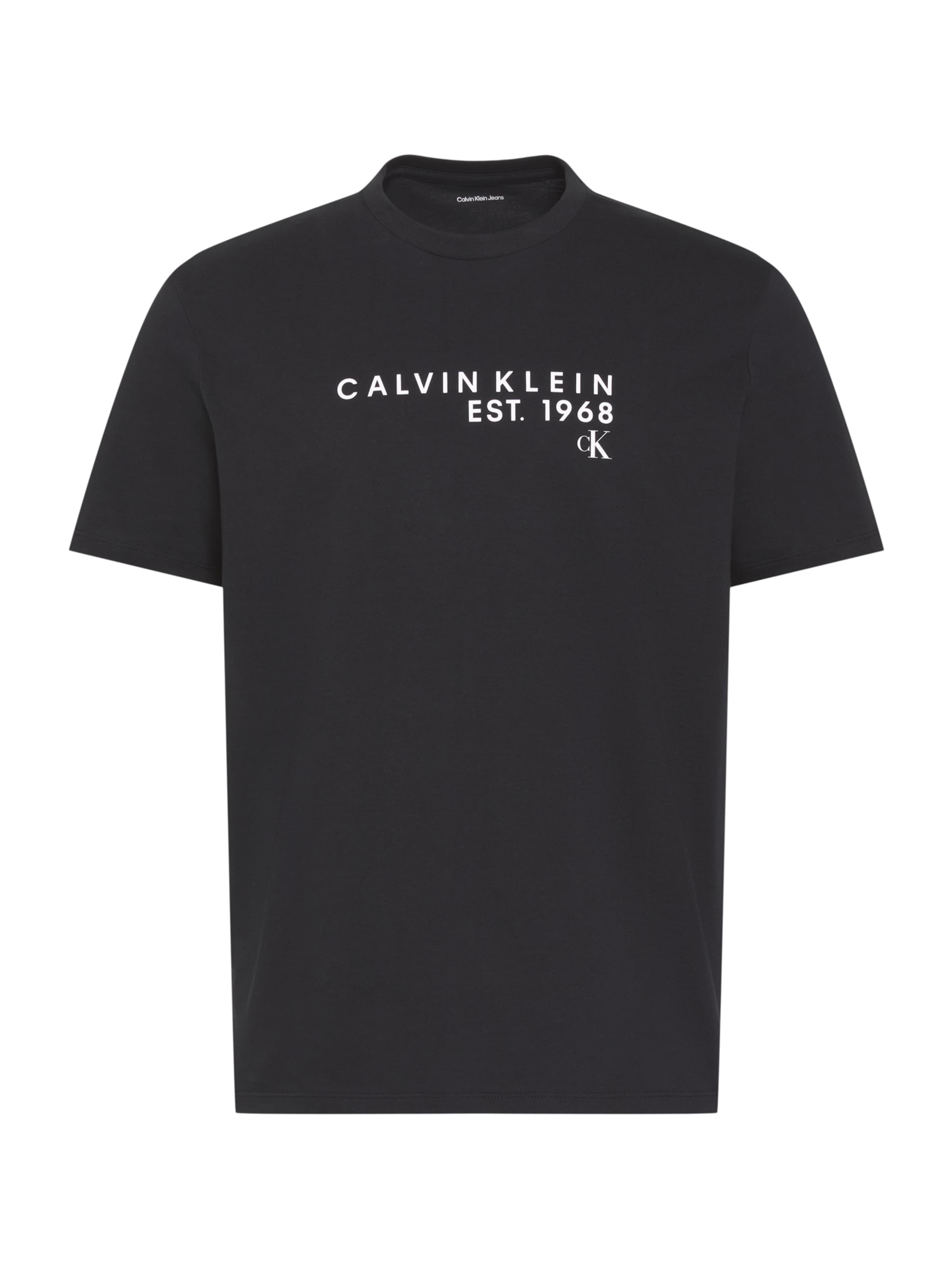 T-Shirt Calvin Klein Jeans en noir : devant