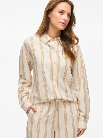 VILA Bluse i beige
