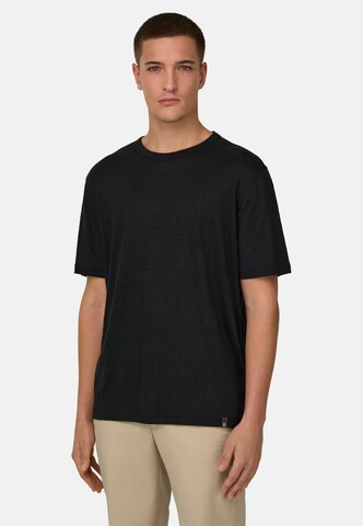 Boggi Milano Shirt in Zwart: voorkant