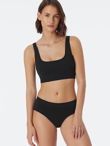 SCHIESSER Bralette Bra ' Casual Seamless ' in Black