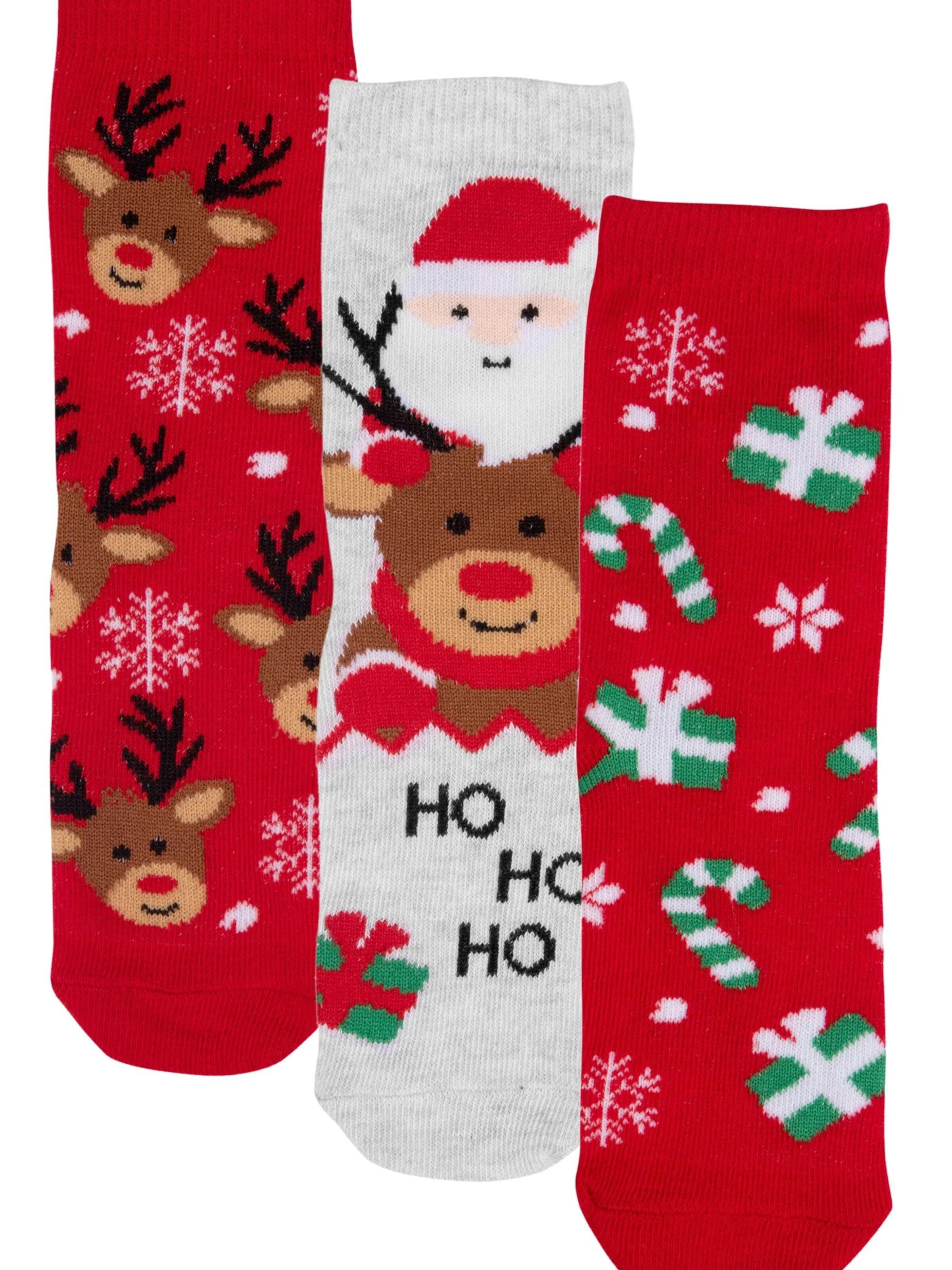 United Labels Socks 'Rentier Santa Weihnachtssocken' in Mixed colours