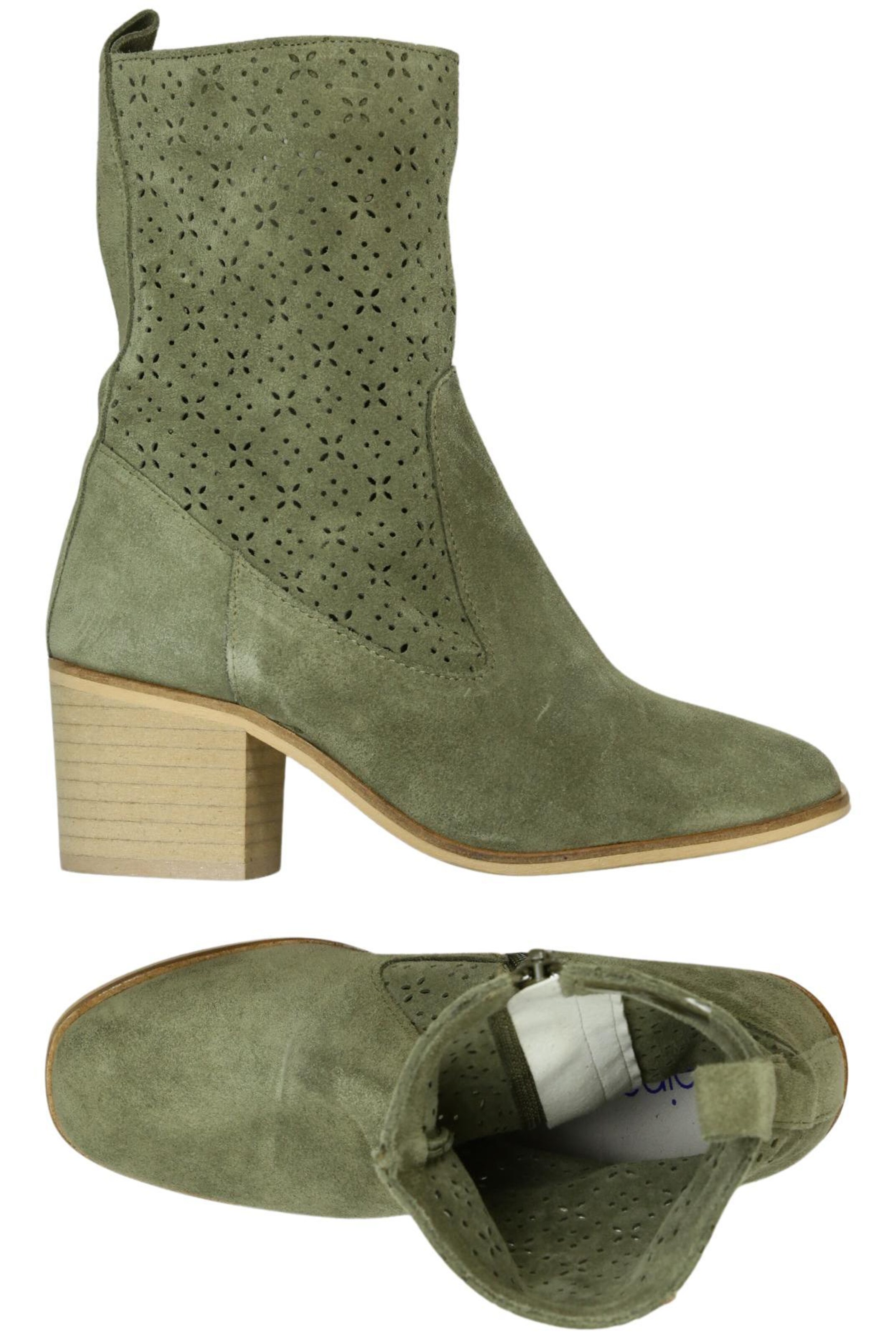 heine Dress Boots in 35 in Green: front