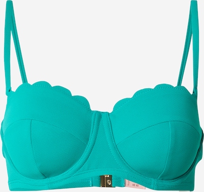 Bikinio viršutinė dalis 'Scallop' iš Hunkemöller, spalva – nefrito spalva, Prekių apžvalga