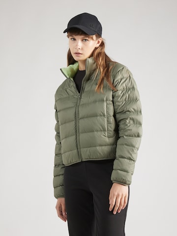 Calvin Klein JeansPrijelazna jakna - zelena boja: prednji dio