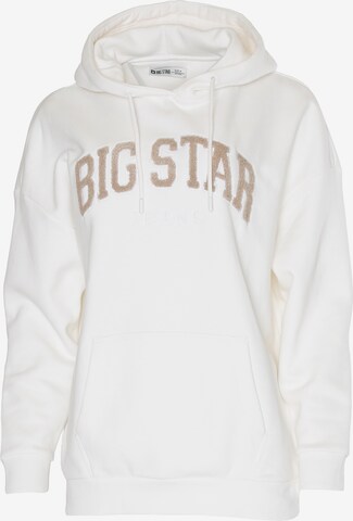 BIG STAR Sweatshirt 'RUBIALSA' in White: front