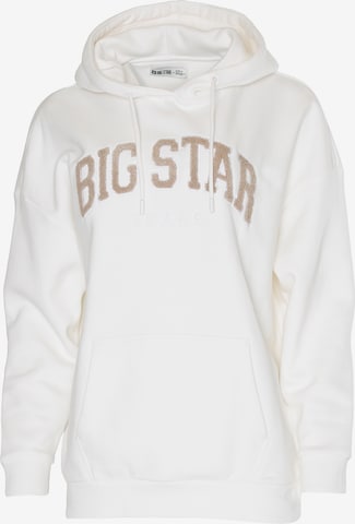 BIG STAR Sweatshirt 'RUBIALSA' in White: front