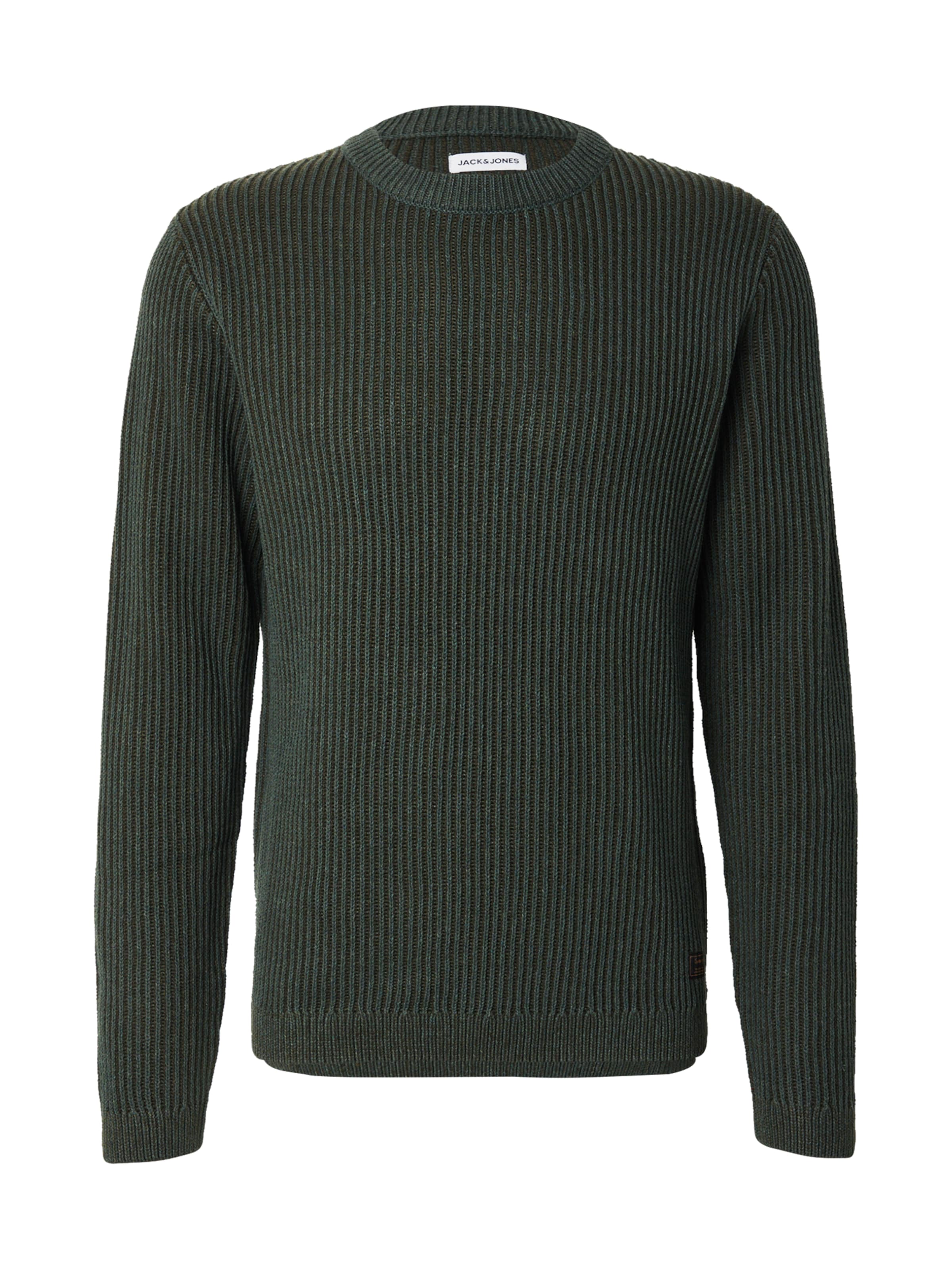 Pull-over 'JJEDOVER' JACK & JONES en vert : devant