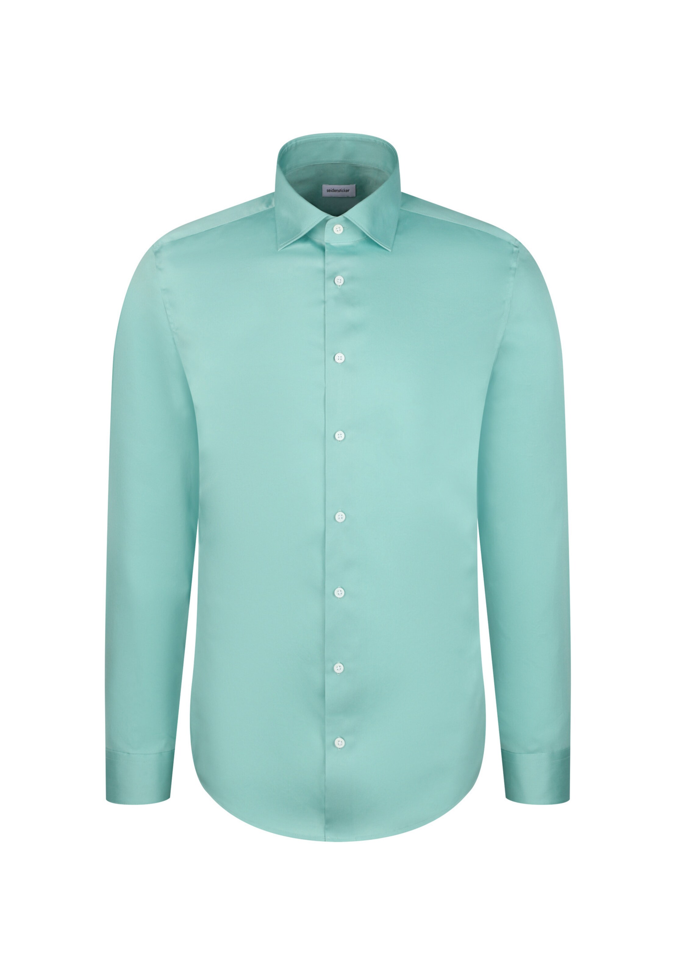 SEIDENSTICKER Slim fit Overhemd in Groen: voorkant